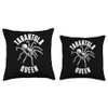 Tarantula Spider Queen Throw Pillow