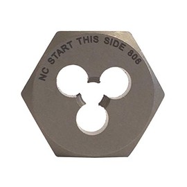6mm X 1.00-Pitch Carbon Hexagon Rethreading Die
