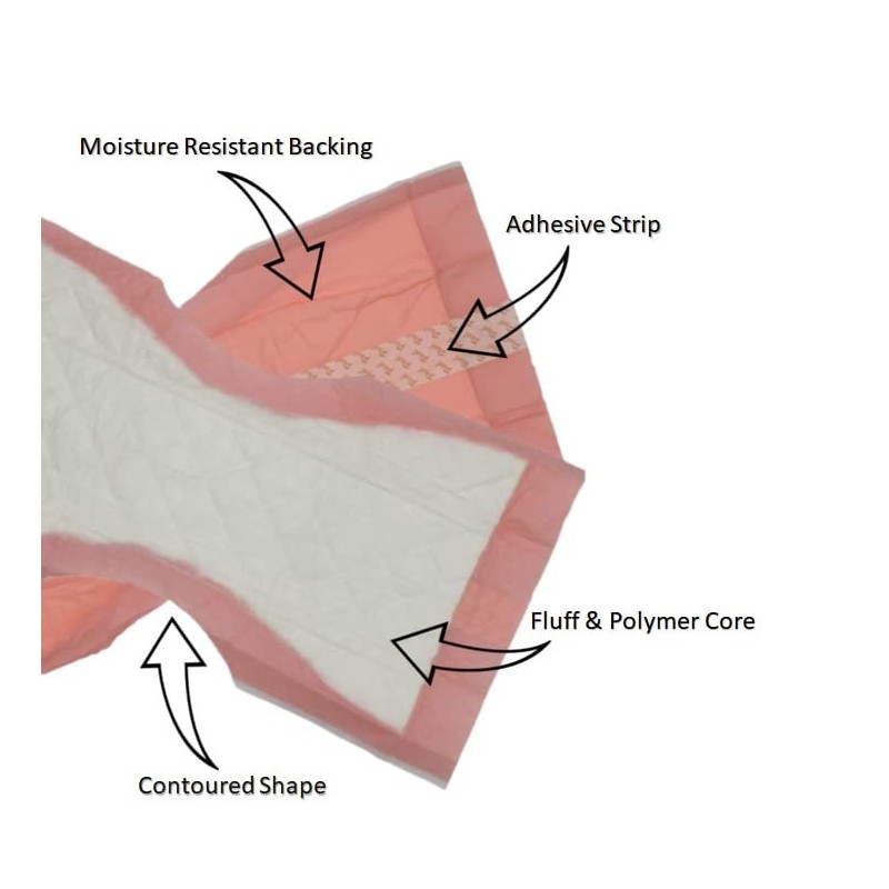 Extra Large Super-Absorbent Contoured Hospital Style Pad Liners [Pack of