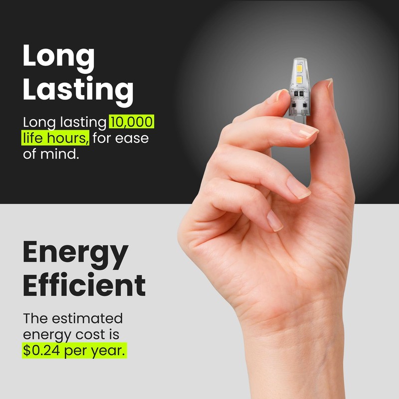 Feit Electric G4 LED Bulb, Dimmable, 10 Watt Equivalent, 12