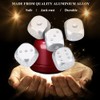 5pcs Deluxe Aluminium Alloy Poker Dice Set with Storage Box,