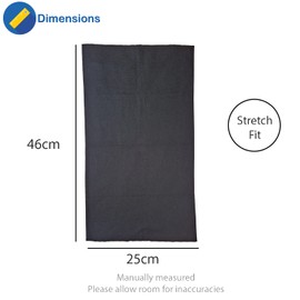 Black Scarf Tube Snood Plain Soft Warm Winter Neck Elastic Tubular Gaiter Face Mask Seamless Multifunctional Unisex Stretchy Bandana Cover Headband for Sports Hiking Cycling Motorcycles