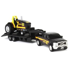ERTL 1/64 80th Anniversary Pulling Tractor with Pickup Truck & Trailer 16516