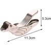 Silver Manual Lemon Juicer Stainless Steel Lemon Squeezer Small Portable
