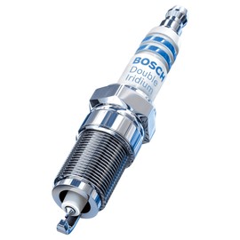 Bosch 9656 Double Iridium Spark Plug, Up to 4X Longer Life (Pack of 4)