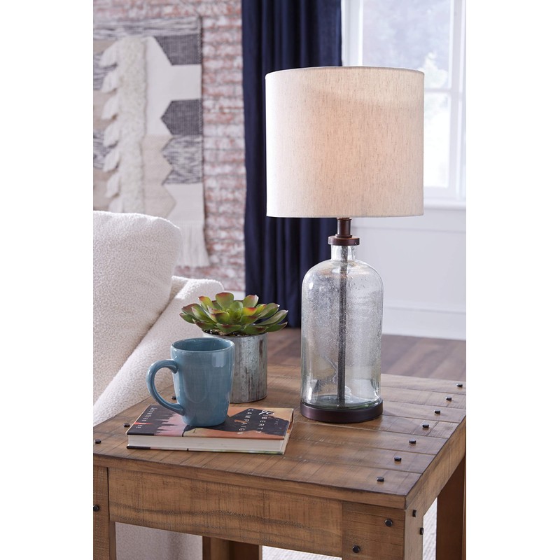 Signature Design by Ashley Bandile Modern Farmhouse 22.5" Seeded Glass