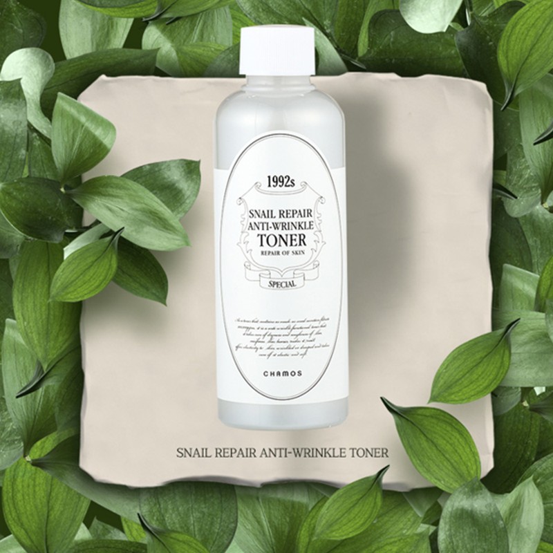 Chamos Agassi Snail Anti-Wrinkle Toner 200ml Snail Skin / 차모스