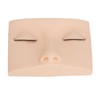 Eyelash Mannequin Head Practice Realistic Half Face Makeup Head Training