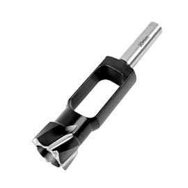 Dowel Dowel Cutter Tenon Drill Bi, Wood Dowel Hole Cutter, Tenon Dowel and Dowel Drill Woodworking Cutter, Conical Sealing Plug Cutter, 13mm Shank for Furniture Making (25mm)