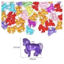 Unbranded 15 PCs Big Pony Kids Unicorn Charms Pendants Assorted  Wholesale Findings Bulk