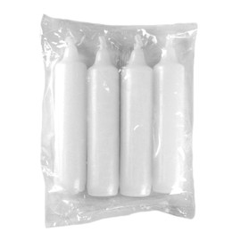 Pinnacle Peak Trading Company 4 White 22mm Diameter German Christmas Pyramid Candles