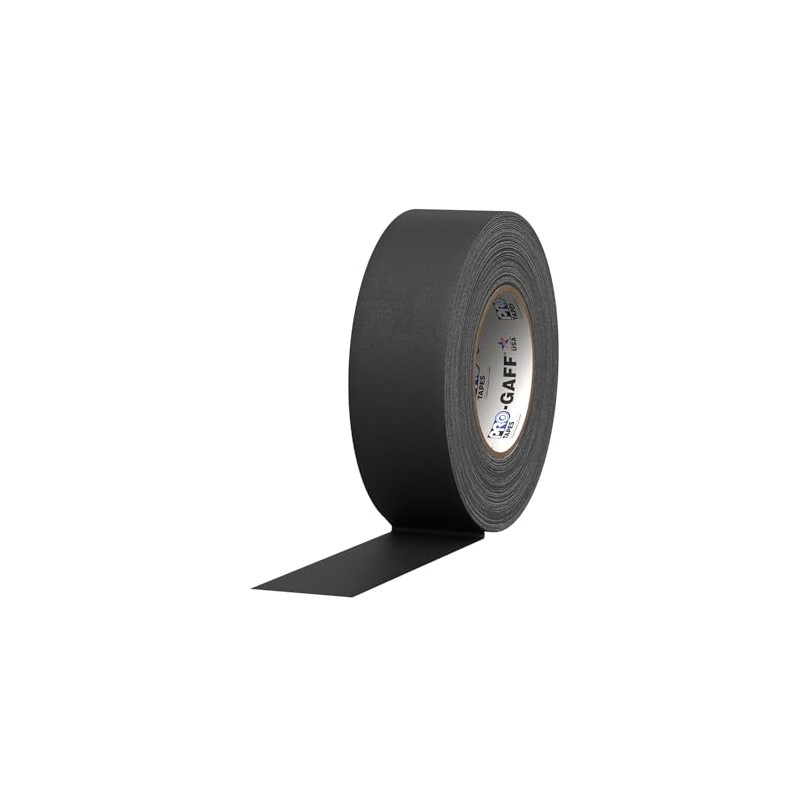 Pro Tapes Gaffer, color Negro, 2"