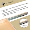 LuxursKingQYW Soft Close Drawer Slides Cabinet Wood Pull Out Tray