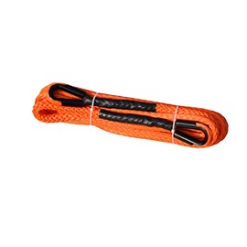 QIQU Synthetic Winch Rope Extention for Off-road Car ATV UTV SUV,Winch Cable (1/2''x50ft, Orange)