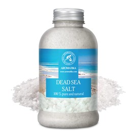 Dead Sea Salt 500 g – 100% Natural Pure Sea Salt – Therapy Rich & Mineral Salts – Bath Salt and Sauna Salt for Good Sleep – Stress Relief – Bathing