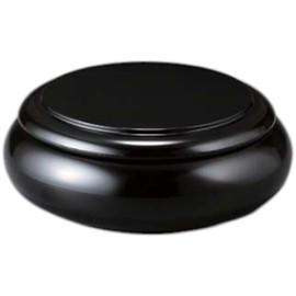 J-kitchens Sushi Plate, Sushi Tub, Chirashi Sushi Tub, Black (Inner Black), Made in Japan