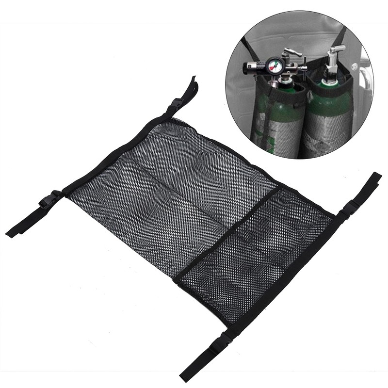 Portable Double Oxygen Cylinder Tank Bag Wheel Chair Hanging Nylon