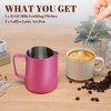 Amrules Milk Frothing Pitcher, 12 oz Milk Frother Cup with
