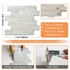 VAOVI Matte Marble Subway Tile Peel and Stick Backsplash for