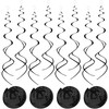 30 Pcs Black Hanging Swirls Party Decorations 30 pcs Party
