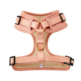 Wagging Tail Premium No Pull Dog Harness - Adjustable, Soft, Cute (Hearts, Large) - Medium to Large Dogs, Puppy to Adult
