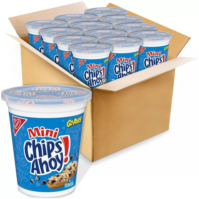CHIPS AHOY! Mini Chocolate Chip Cookies, 3.5 oz (1-Cup)