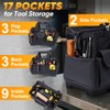 TICONN Heavy Duty Tool Bag with Multi-Pockets, Portable Tool Box