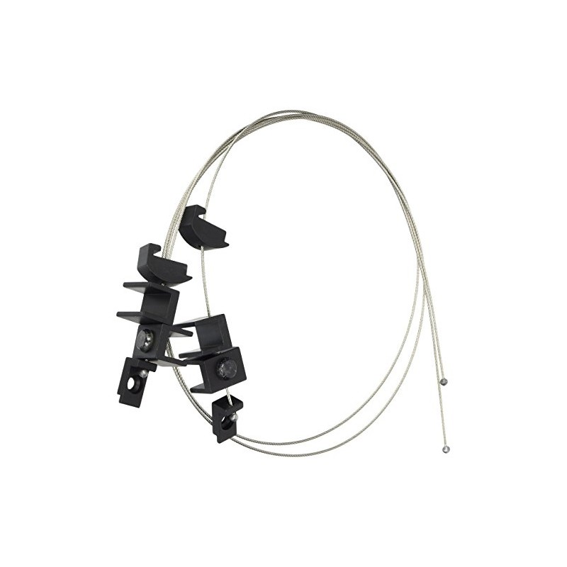 C.R. Laurence CSB5B CRL Black Cable Shelf Bracket System for