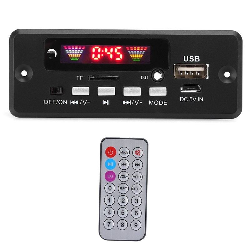Bluetooth 5.0 Audio MP3 Decoder Board Module with Remote Controller