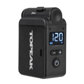 Topeak E-Booster - Pompa elettrica digitale con manometro digitale, per pneumatici da bicicletta, colore: nero