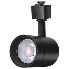 Cabezal de luz LED para pista de cilindro para sistema Juno Track, Negro