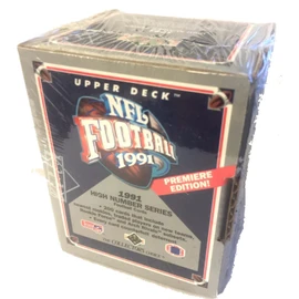 1991 - Juego de 200 piezas de fútbol de la serie de números altos de la cubierta superior