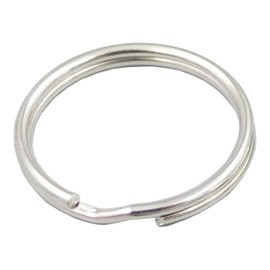 Bluemoona 100 Pcs - 20mm 3/4 Round Edged Split Key Chain Ring Connector Keychain Keyring by Key Chains & Key Rings