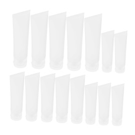 Baluue 30pcs Travel Dispensing Hose Squeeze Bottles Reusable Toothpaste Tube Empty Squeeze Tubes for Travel Pouches Gloss