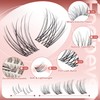 Focipeysa Focipeysa Wispy Lash Clusters Natural Cluster Eyelashes Clear Band