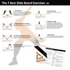 KRIXAM Slide Board For Working Out For Beginners And Pros,