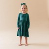 KYTE BABY Rayon Made From Bamboo Bow, (1-4T, Emerald)