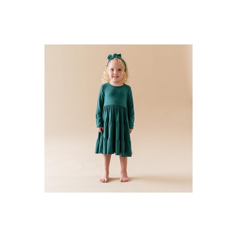 KYTE BABY Rayon Made From Bamboo Bow, (1-4T, Emerald)