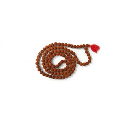 Navkaar Creation Rudraksha Japa Mala 108 + 1 Beads Prayer Beads