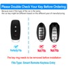 Tukellen for Nissan Key Fob Cover, Premium TPU Plated Case