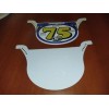 BIKINGTHINGS BLANK BMX NUMBER PLATE RACE NUMBER PRO PLATE STYLE
