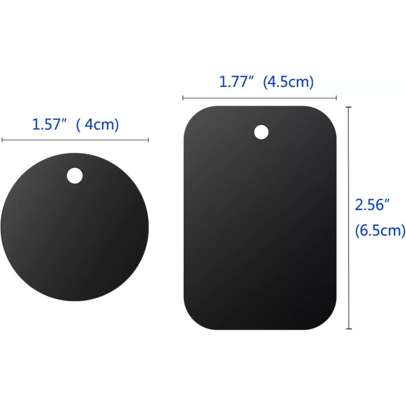 Universal Metal Plates Adhesive Sticker Replace For Magnetic Car Mount