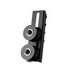 KINMADE Rolling Library Ladder Hardware Kit, Multi-use for Loft Stairs/Bookshelf,
