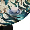 Bardic Ocean Turtle Round Fitted Tablecloth with Elastic Edge, Sea
