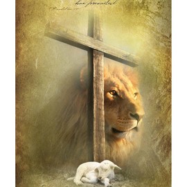 CafePress Lion of Judah, Lamb of God Throw Blanket Super Soft Fleece Plush Throw Blanket, 60"x50"