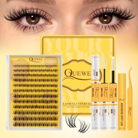 Spider Lash Clusters Kit, Wispy Breeze Cluster Lashes 8-16mm D Curl
