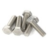 M6-1.0 x 30mm Hex Head Bolts Hexagon Screws, 304 Stainless