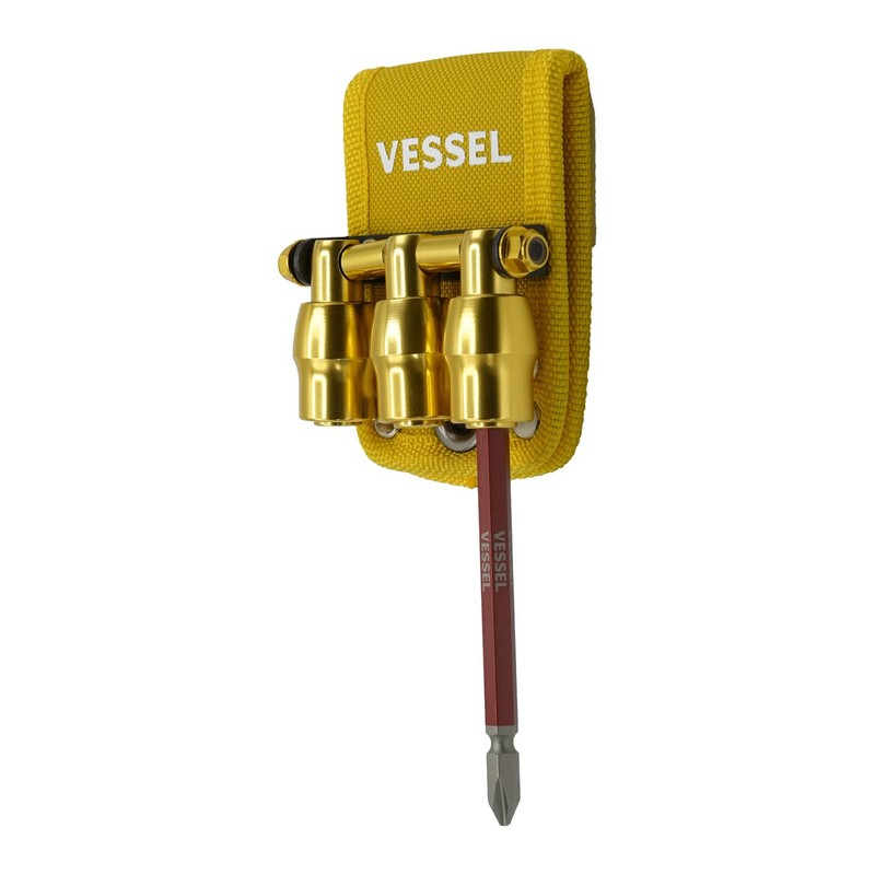 Vessel QB-10B3YY Limited Quick Catcher 3 Row Holder, Yellow