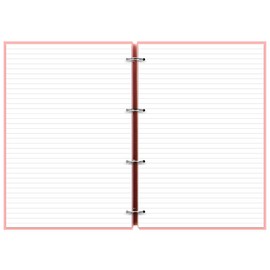 Filofax A4 Clipbook Rose