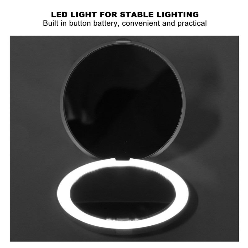 3.5 Inch LED Mirror 1X 10X Magnification Double Sided Makeup